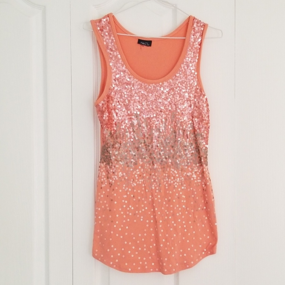 Sequined top from Rue 21.